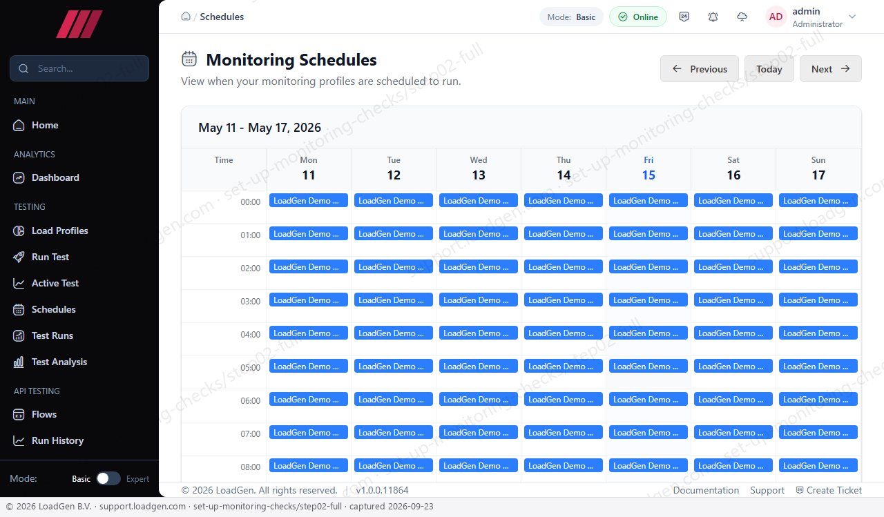 Set up monitoring checks - step 2