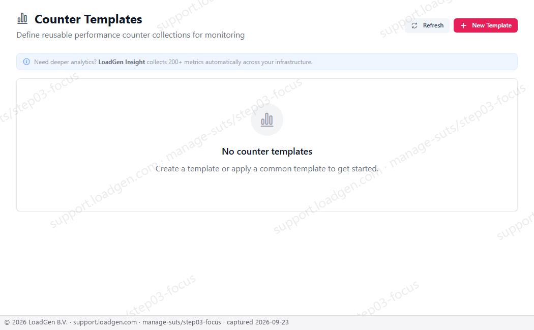 Manage Systems Under Test (SUTs) - step 3 detail
