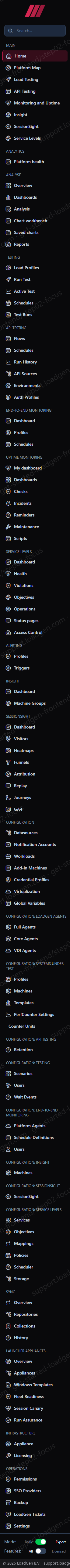 Get to know the Home dashboard - step 2 detail