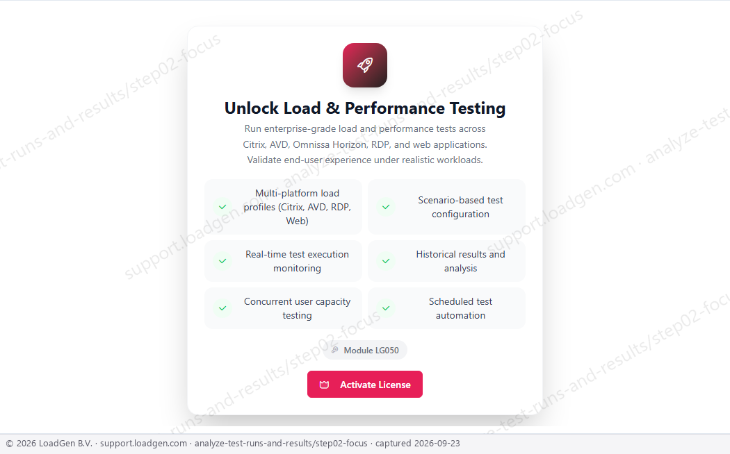 Analyze test runs and results - step 2 detail