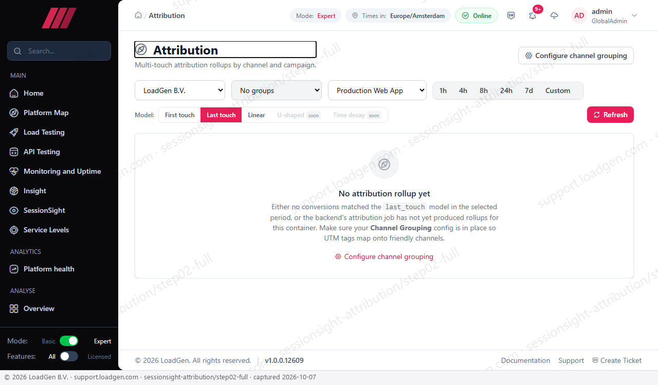 SessionSight: Attribution - step 2